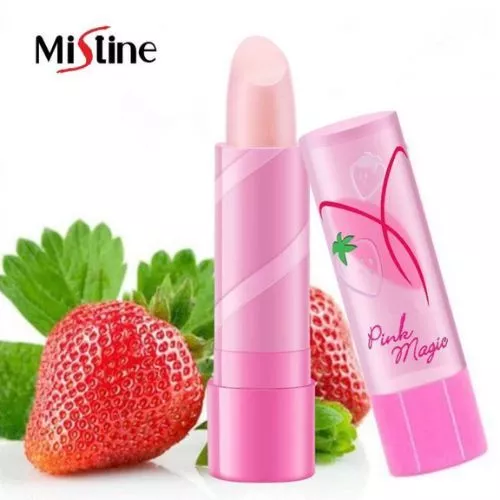 Mistine Pink Magic Lip Plus CB-2 Strawberry มิสทิน พิงค์ เมจิก ลิป พลัส ซีบี-2 สตรอเบอร์รี่